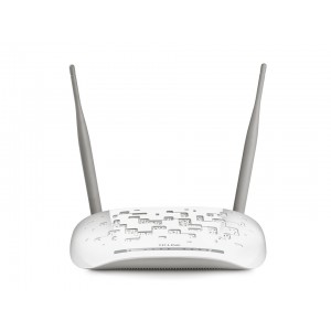 Modem Roteador Wireless N ADSL2+ 300Mbps 4P 2 ant fixas - PN # TD-W8961N