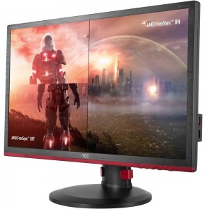 MONITOR 24" LED AOC GAMER HERO - 144HZ - 1MS - MULTIMIDIA - FULL HD - HDMI - DVI - VGA- DISPLAY PORT- FREESYNC- G2460PF