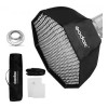 SOFTBOX PARA FLASH DE ESTUDIO FOTOGRAFICO MONTAGEM BOWENS COM GRID