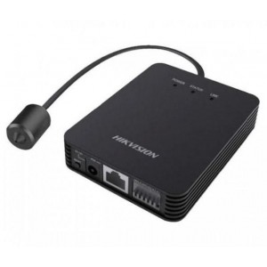 Câmera Hikvision IP Pinhole 2MP L3.7mm Cabo 2M WDR - PN # DS-2CD6424FWD-10/2M