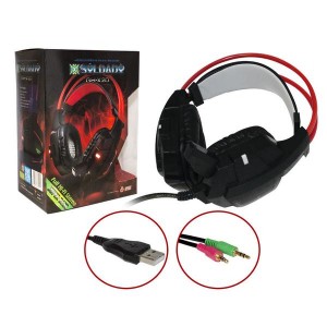 Headphone Gamer Soldado Com Microfone Led Colorido Infokit GH-X20