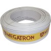 Cabo coaxial Megatron S06 M67% Bobina 300mts (Branco) - PN # 1450