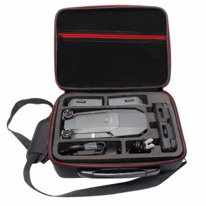 Maleta case para Drone DJI Mavic pro e Platinum rígido preto alça ombro