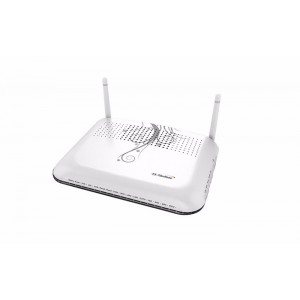 Modem FiberHome Wifi GPON p/ Fibra Optica 4P Giga + 2P POT - PN # ONU AN5506-04-FG