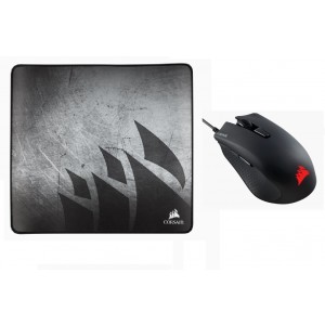 Mouse Corsair HARPOON RGB PRO + Mouse Pad Corsair MM350 - XL -