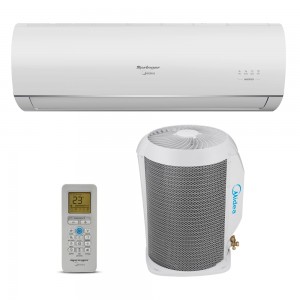 Ar condicionado Midea AirVolution split inverter frio 9000 BTU branco 220V 