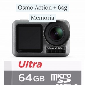 Dji Osmo Action Câmera + 64gb memoria micro sd