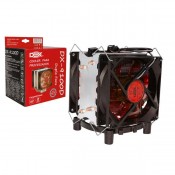 Cooler Para Processador Intel E Amd Duplo Fans Vermelho Dx-9100D