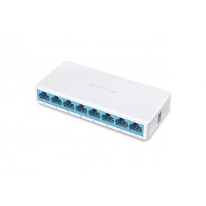 Switch Mercusys MS108 8 Portas 10/100Mbps Compacto - PN # MS108(EU)