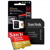 Cartão memoria micro sd  64gb Sandisk Extreme 100/mbs 4k u3