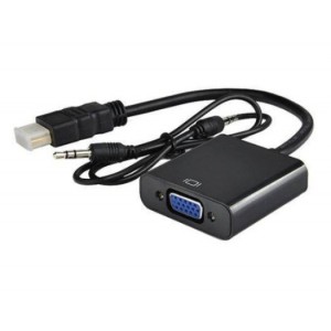 Cabo Adaptador GV HDMI-M / VGA-F Com Saida de Audio