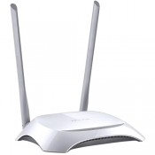 Roteador Tplink Wir. N300Mbps 2antenas fix 5dBi Mimo2x2 IPv6