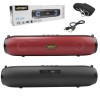 Caixa de Som Bluetooth USB 10W Atende Ligacoes Micro SD Card Vermelho KM-203