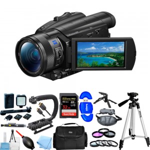 Filmadora Sony FDR-AX700 4K  #FDR-AX700/B PRO Combo kit
