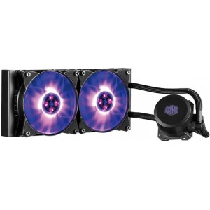 WATER COOLER COOLER MASTER MASTERLIQUID ML240L RGB BOMBA DE CAMARA DUPLA MLW-D24M-A20PC-R1