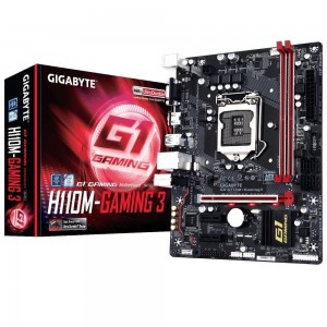 Placa Mae Gigabyte GA-H110M-Gaming 3 (1151/DDR4/microATX) - PN # GA-H110M-Gaming 3