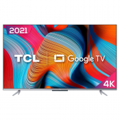 Smart TV TCL LED 55" 4K UHD 55P635, Google TV, HDR com Wifi dual band, Comando por controle de Voz, borda fina, Bivolt P