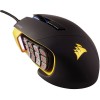Mouse Corsair SCIMITAR Yellow PRO RGB USB Opt 1 - 16000 DPI - PN # CH-9304011-NA