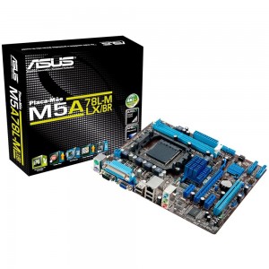 Placa Mae Asus M5A78LM-LX/BR (AM3+/DDR3/VGA/Paralela/microATX) - PN # M5A78L-M LX/BR