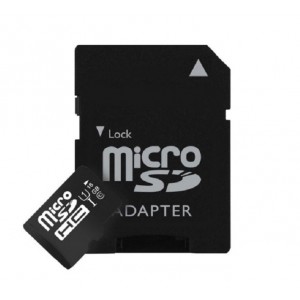 Cartão Mem Micro SD Hyundai 16GB + 1 Adpt. Class 10 - PN # SDC16GU1