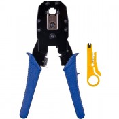 Alicate Crimpar HYX RJ45/RJ15/RJ11 c/Chave Key +Desem. ALC01 - PN # 51918