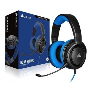 Headset Corsair HS35 Gaming Blue PC, PS4, XBOX One, Switch - PN # CA-9011196-NA ( SEM ADAPTADOR Y )