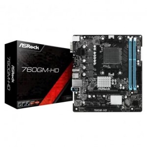 PLACA MAE ASROCK MICRO ATX (AM3) DDR3 - 760GM-HD 