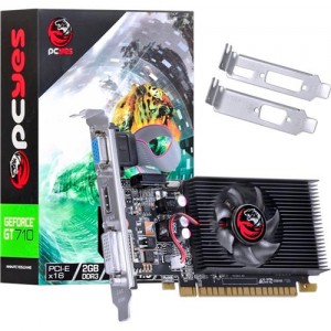 Placa De Vídeo Pcyes Nvidia Geforce Gt710 2gb Ddr3 64bits Gt 710
