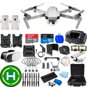 Drone DJI Mavic Pro Platinum Super Combo 2 baterias(Total) 64gb case lentes 