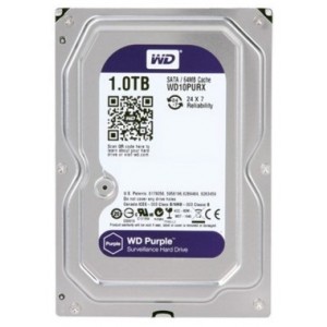 HDD INTERNO WD *PURPLE* 1 TB PARA SEGURANCA / VIGILANCIA / DVR - WD10PURX