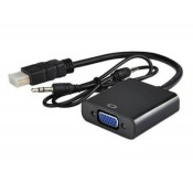 Cabo Adaptador GV HDMI-M / VGA-F Com Saida de Audio