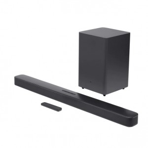 Home Soundbar JBL BAR 2.1 Canais, 300W de Potência Com Bluetooth