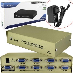Splitter Divisor VGA 8 Saida VGA-2008
