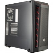 GABINETE COOLER MASTER MASTERBOX MB511 VERMELHO LATERAL EM  ACRILICO ATX MICRO ATX MINI ITX  MCB-B511D-KANN-S00