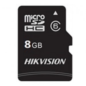 Cartão Memória Micro SD Hikvision 8GB + 1 Adpt. Class 10 - PN # HS-TF-C1(STD)/8G/Adapter