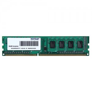 Memoria Patriot 4GB DDR3 1600MHz CL11 1.5v DIMM - PN # PSD34G160081