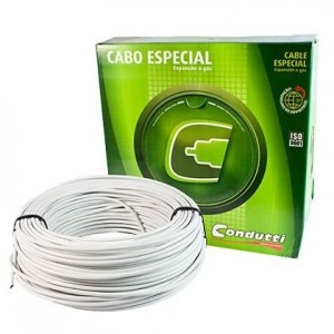 Cabo Manga Conducopper 3 vias CX 100mts Branco - PN # 9735