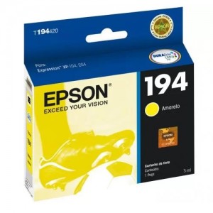 Cartucho Tinta Epson Amarelo - T194420-BR