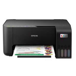 Impressora a cor multifuncional Epson EcoTank L3250 com wifi preta PRETO BIVOLT