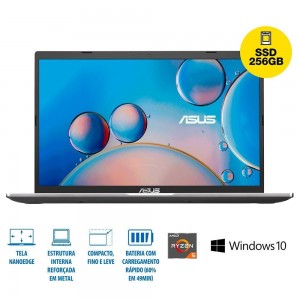 Notebook Asus M515DA-EJ502T Ryzen 5 3500U 8GB RAM 256GB SSD 15,6"