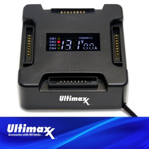 Carregador ULTIMAXX mavic hub para 4 baterias simultâneas  