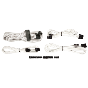 KIT Cabos Starter Corsair Premium Tipo4 G3 Individ. WHITE - PN # CP-8920146