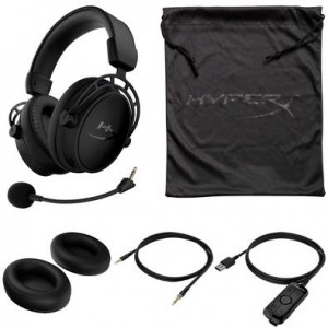 HEADSET HYPERX CLOUD ALPHA S BLACKOUT HX-HSCAS-BK/WW PRETO