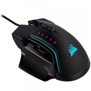 MOUSE GAMING CORSAIR GLAIVE RGB PRO PRETO - CH-9302211-NA
