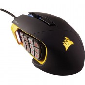 Mouse Corsair SCIMITAR Yellow PRO RGB USB Opt 1 - 16000 DPI - PN # CH-9304011-NA