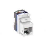 Conector RJ45 Femea Legrand Cat6e UTP Keystone-Branco LCS2 - PN # 33161.