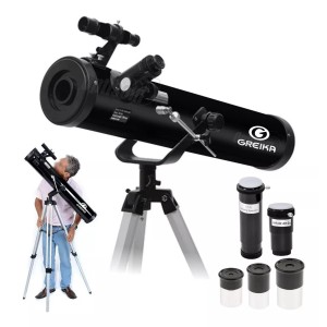 Telescópio Astronômico Refletor 76mm Greika F70076 Azimuta