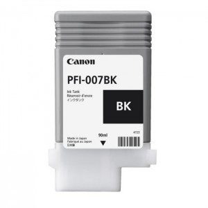 Cartucho de Tinta Canon PFI-007 BK - 90ml - 2143C001AA