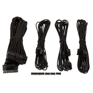KIT Cabos Starter Corsair Premium Tipo4 G3 Individ. BLACK - PN # CP-8920144