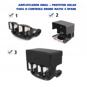  Antena range amplificadora de sinal controle spark ou  mavic + protetor solar  